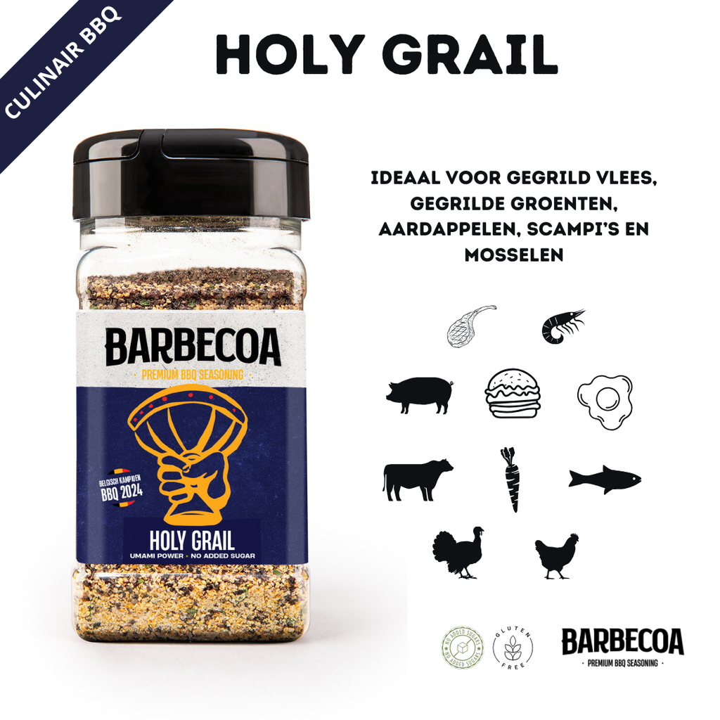 BARBECOA HOLY GRAIL BBQ RUB 250 GR