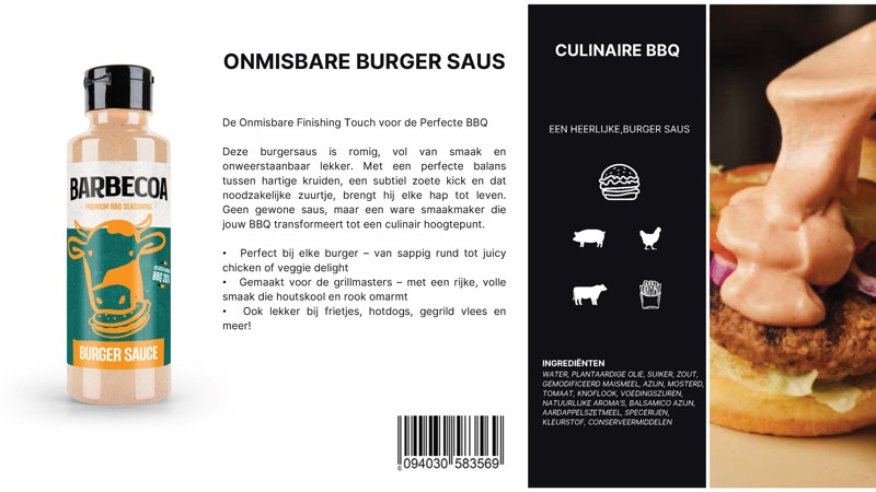 BARBECOA BURGER SAUCE 