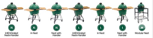 Big Green Egg, COVER intEGGrated NEST XL, L, FRAME M