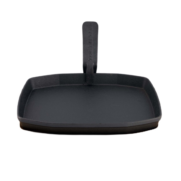 Sizzling Plate & Holder Cast Iron 24x32 cm