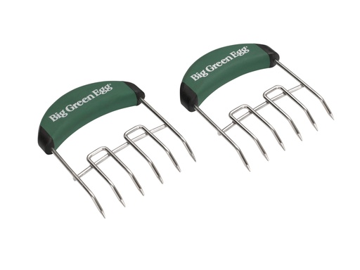[0703 114099] Big Green Egg, STAINLESS STEEL MEAT CLAWS SOFT GRIP HANDLES