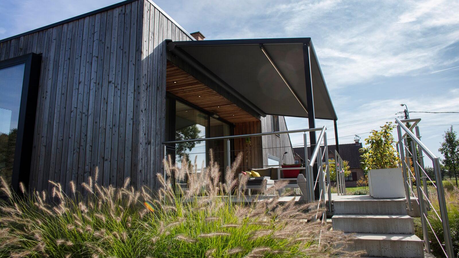 Brustor doekdak terrasoverkapping Dendermonde