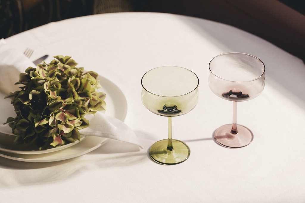 Paveau, Swirl Coupe Glasses