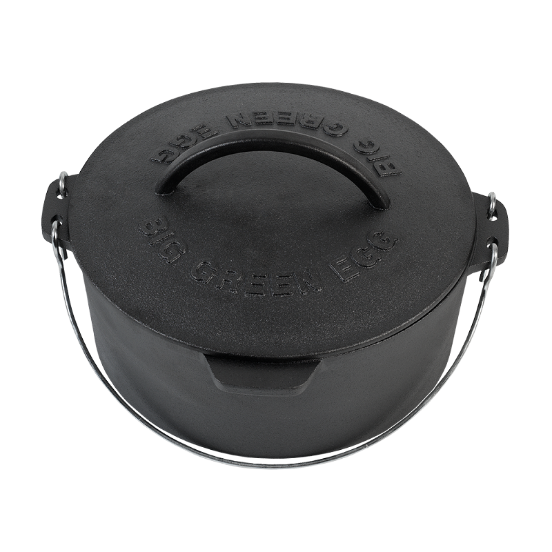 Big Green Egg, CAST IRON DUTCH OVEN KOOKPOT ZWART