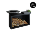 Ofyr, Island Black 100 Donker Grijs Keramiek