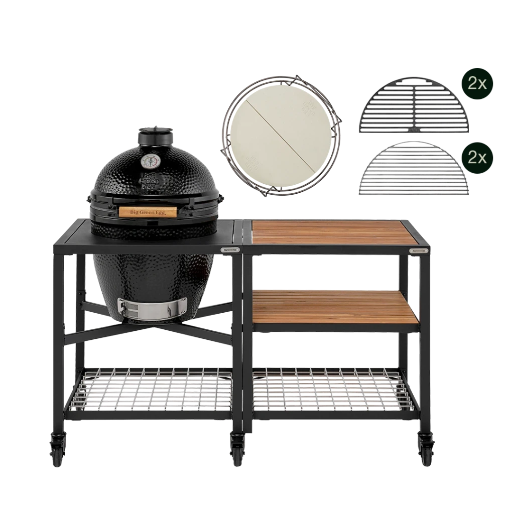 [ONYX LARGE OUTDOOR] Big Green Egg The Onyx Large Outdoor Kitchen