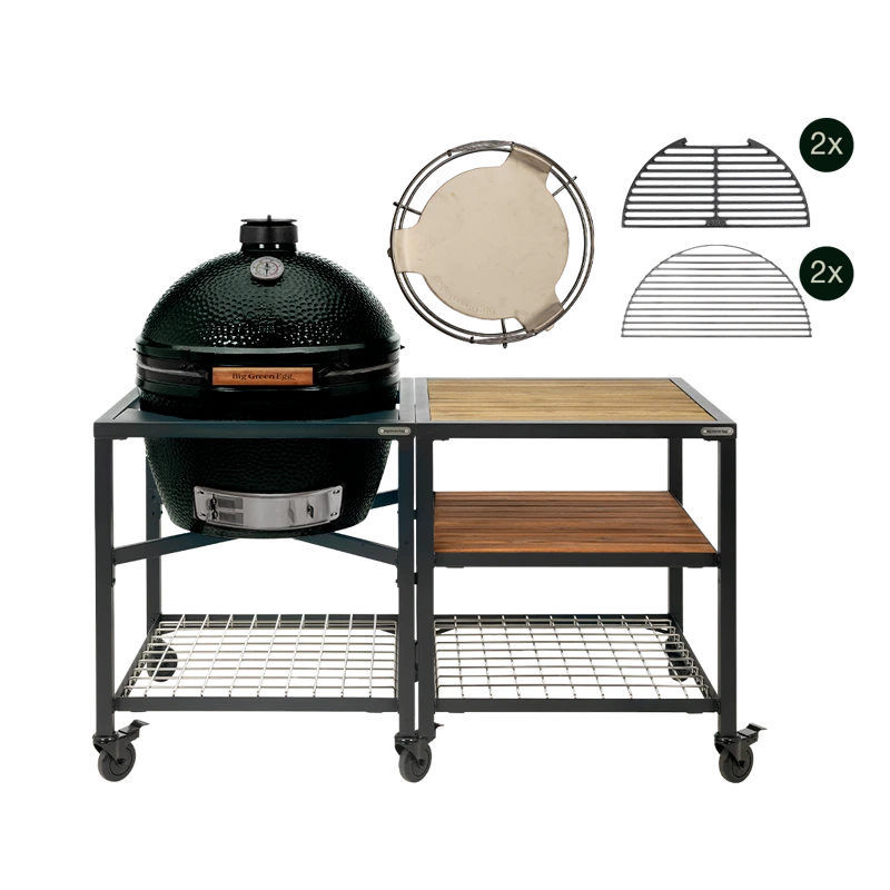 [ONYX XLARGE OUTDOOR] Big Green Egg The Onyx XL Outdoor Kitchen