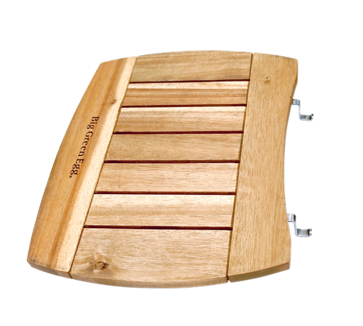 [0702 121844] Big Green Egg, 2 WOODEN EGG MATES MX KORTE STROKEN ACACIA