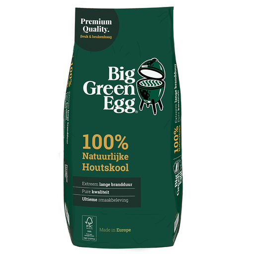 [0703 666281] Big Green Egg, BGE HOUTSKOOL EU 9,0 KG 