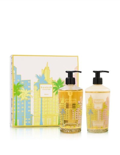 [COSBOX-CS-CMI] Hand wash Gel + Body & Hand Lotion - Gift Box (Miami)